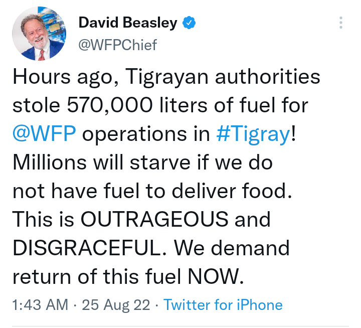 Ras_Mitat's tweet photo. @BurbridgeDuke @HermelaTV @swomamo Because Tigray rebels kept robbing fuel tankers. 👇👇 https://t.co/HKHE6qifSE
