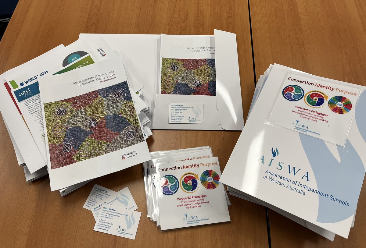 mareewhiteley's tweet photo. Not long now before we welcome our 2023 #PurposefulPedagogies educators next week🥳#welcomepacks @IndSchoolsWA #AISWApl #SDGs #PBL #connection #Identity #purpose ❤️💛🖤 https://t.co/ospWOISwlW