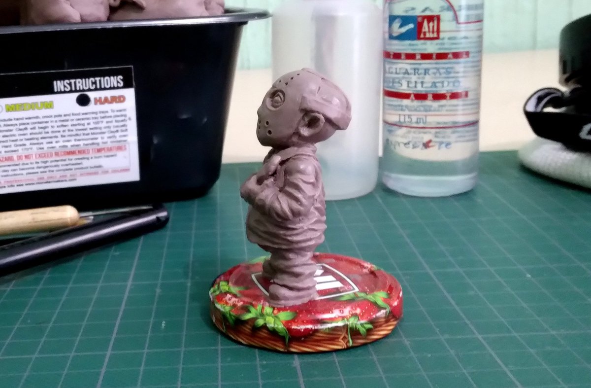 tezco13's tweet photo. JASON VOORHEES, Monster Clay.

#jasonvoorhees #monsterclay #fridaythe13th #sculpt #sculpture #supersculpey #sculpey #apoxiesculpt #resin #polimerclay #plasticera #plastilina #siliconemolds #resincasting #art #comics #horrormovies #slasher #wip #3d #artwork #freddykrueger #chucky https://t.co/xhwWWTYlxi