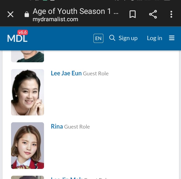 -weme ini beneran gasih Rina wekimeki jadi cameo di drama age of youth? Kok aku nonton gaada ya