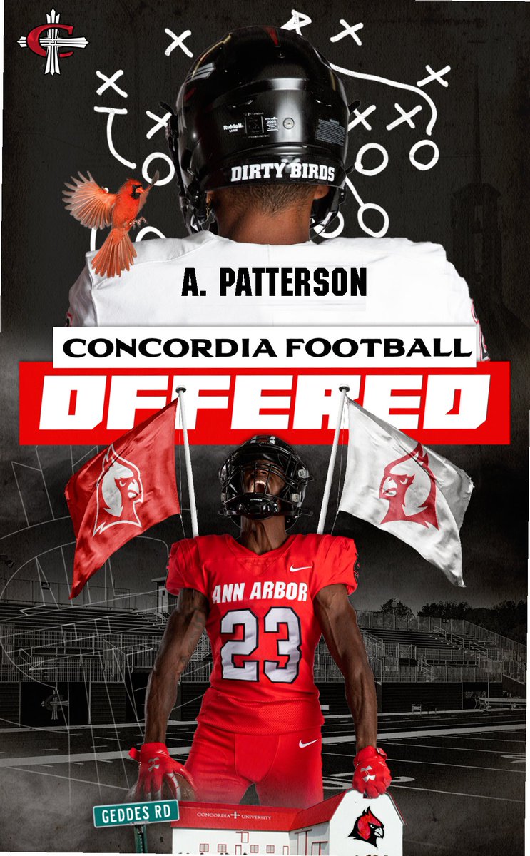 A_Patterson15's tweet photo. #AGTG After a great conversations with @cucardinalcoach . I have received an official offer to further my education and athletic career at @CUAA_Football @CoachSchu44 
@RangeviewATHL https://t.co/tbcfIfF2Lk