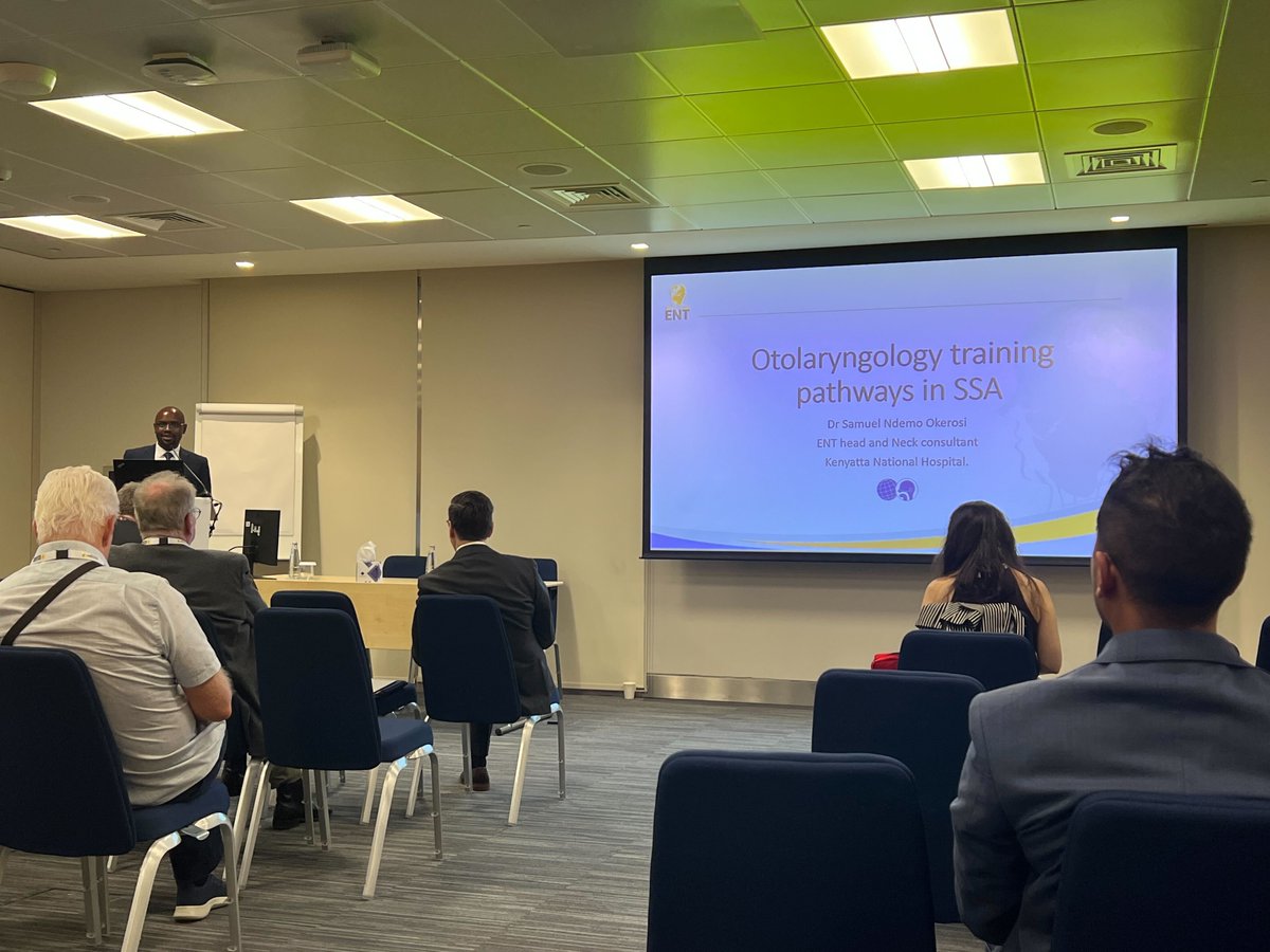 Dr. Samuel Okerosi, president of the Global OHNS Initiative, shares about otolaryngology training pathways in sub-Saharan Africa @Ifos2023 #IFOS2023