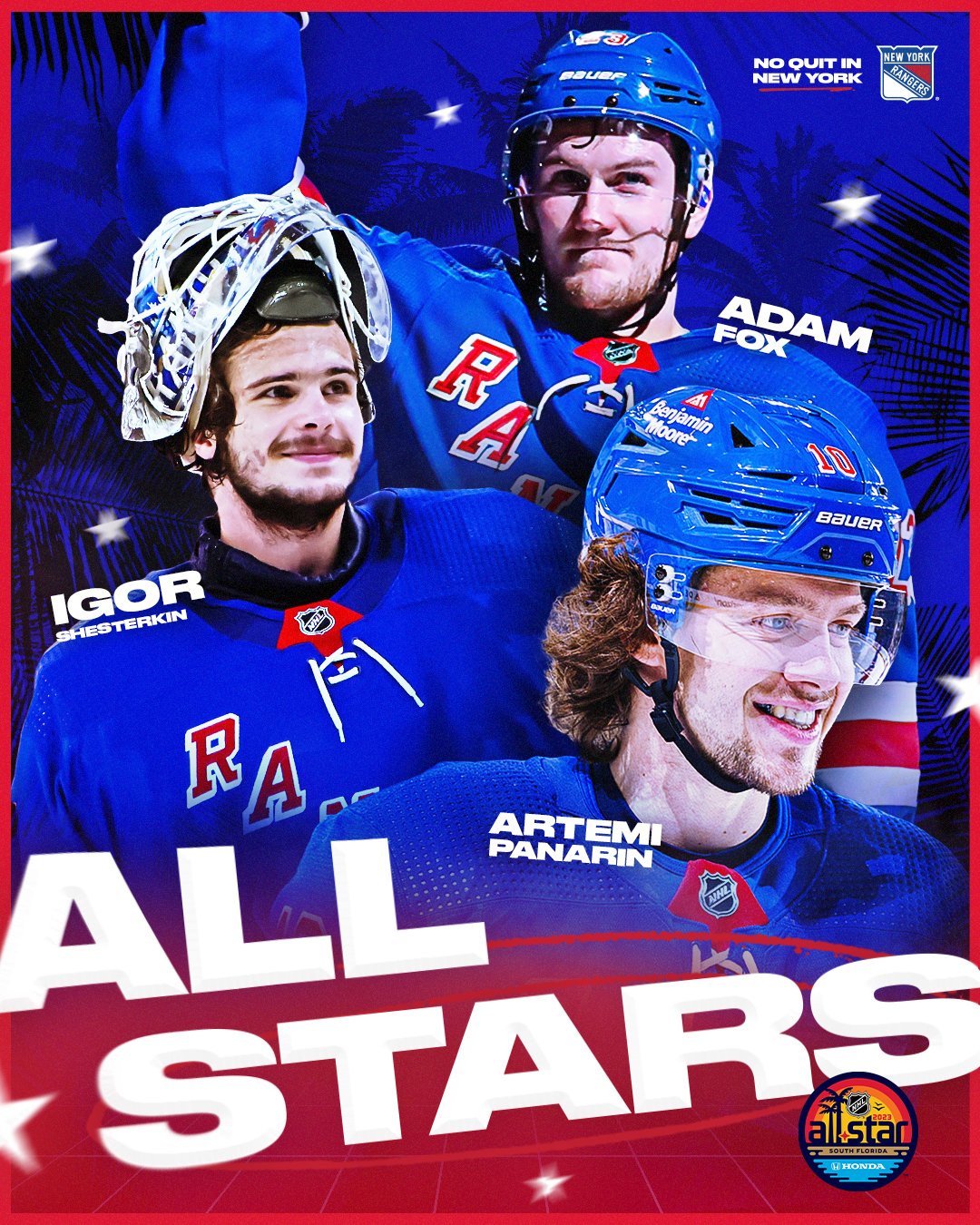 New York Rangers on X: There are many stars in this league. There