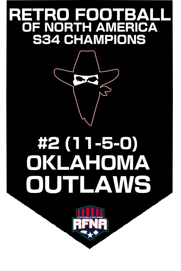 RFNorthAmerica's tweet image. Congrats to our Season 34 Champions. The Oklahoma Outlaws took home championship #5 this season in a historic playoff run.
