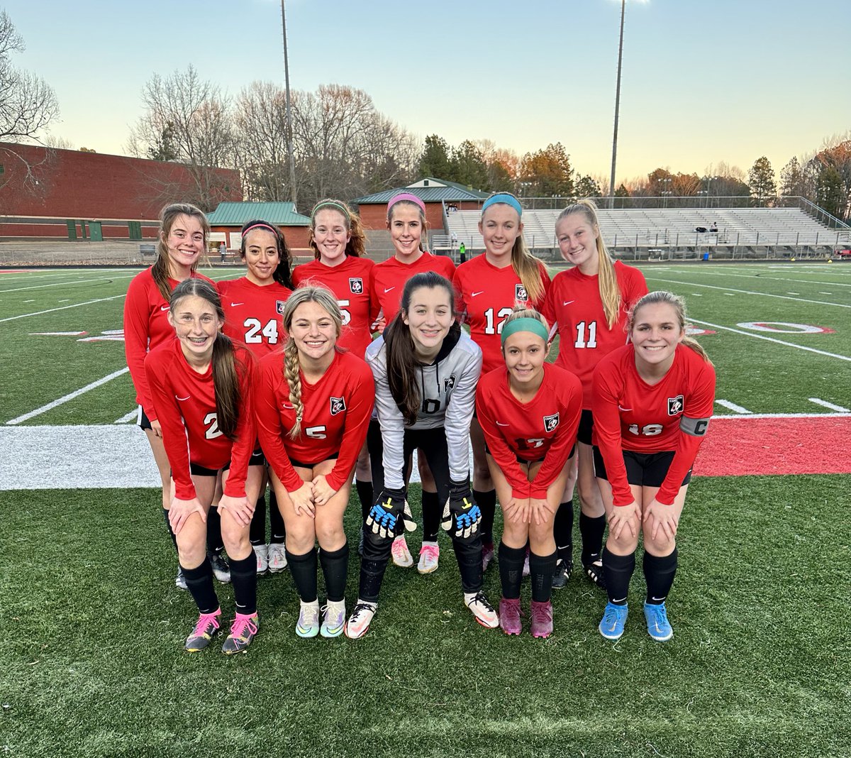 soccerCorinth's tweet photo. Girls Starting XI &amp; stats in the final regular season match of the season. 7-0 win over Ripley (50 min)

Goals:
Emma Hall 2
Maggie Parchman 2
Madison Gates
Olivia Johnson
AK Holley

Assists:
Olivia Johnson 2
Emma Hall
Madison Gates
America Aguilar
Zela Dalton

Good stuff ladies! https://t.co/mH8S5qlgL3
