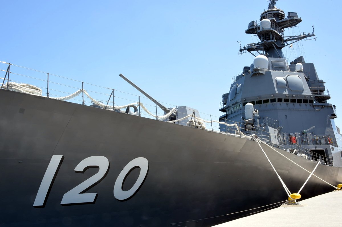 JMSDF_orh's tweet photo. 【しらぬいの日】
　１月２０日（木）は ＃護衛艦 「 ＃しらぬい 」の艦番号１２０にちなんで、しらぬいの日！平成３１年３月大湊に配備されて以降、 ＃第３護衛隊群 ＃第７護衛隊 で活躍する大湊基地在籍の護衛艦です。
＃海上自衛隊 ＃大湊地方隊 https://t.co/8xPaKrWg5q