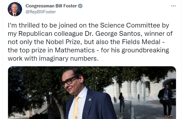 jamiedupree's tweet photo. Rep. Bill Foster D-IL is a particle physicist by training. https://t.co/F6fsq0kEA0