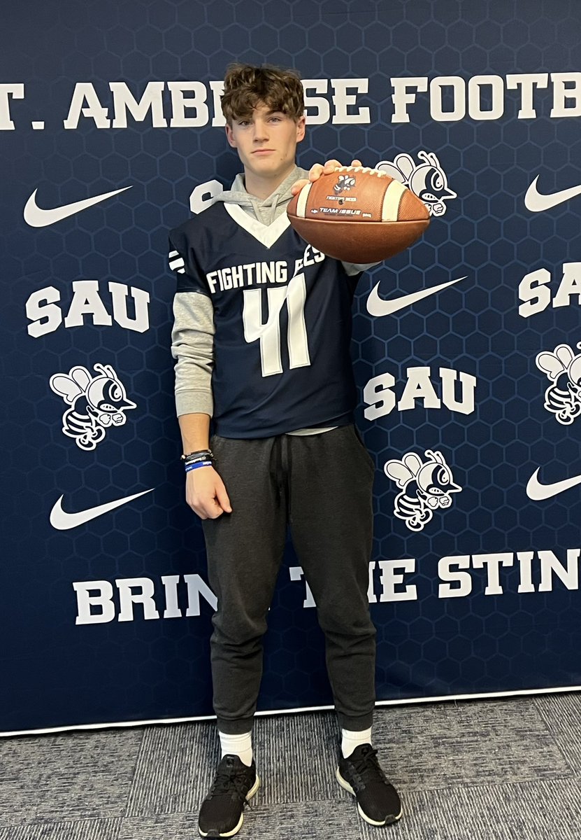 AlexKosse2's tweet photo. I want to thank @FoleyySAU for being able to meet with me yesterday and discuss my offer at St. Ambrose. https://t.co/k8pFkLUcr3