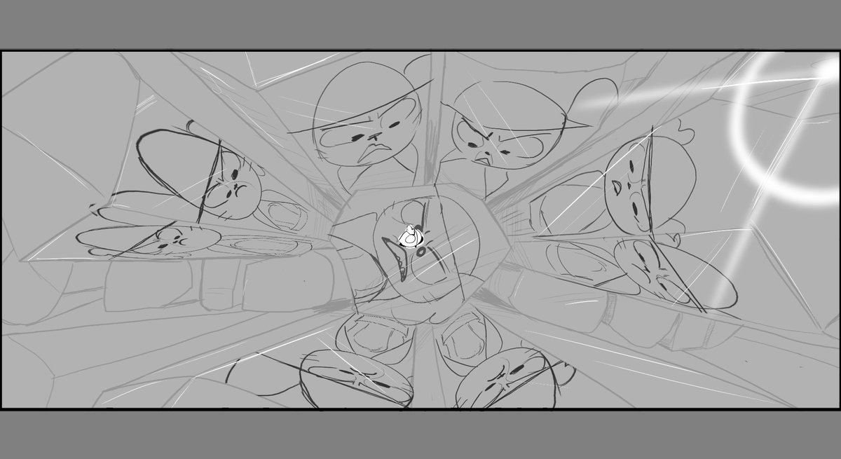 Here are some deleted scenes from #PussInBootsTheLastWish it was a sequence where Puss had to confront his past lives as he gets onto the star.
#Dreamworks #StoryArtist #Animation #Storyboard