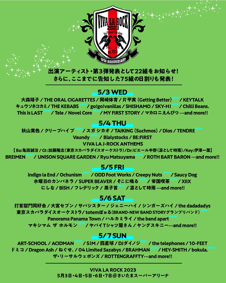 VIVA LA ROCK (#ビバラ) (@vivarockjp) / Twitter