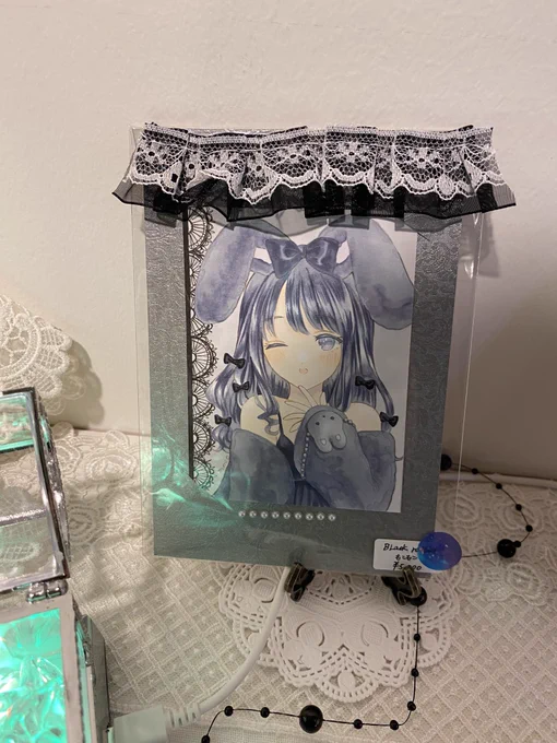春夏秋冬ミニ原画展【冬】もこもこ様 の作品にお迎えがつきました。おめでとう御座います。#ギャラリーメトロノーム#春夏秋冬ミニ原画展 