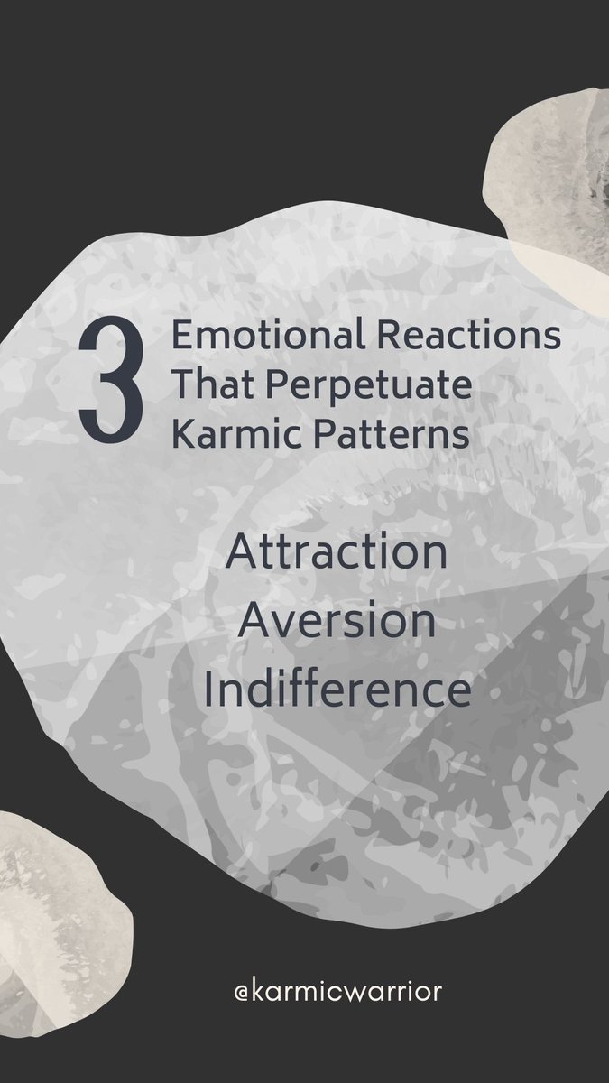 lisaengles's tweet image. #karma #karmicpatterns #spiritualguidance #spiritualpath #spiritualwisdom⁠
⁠
Ready to clear your karmic patterns? Then begin to look at all the things you cling to (attraction), dislike (aversion) and dismiss as unimportant (indifference).