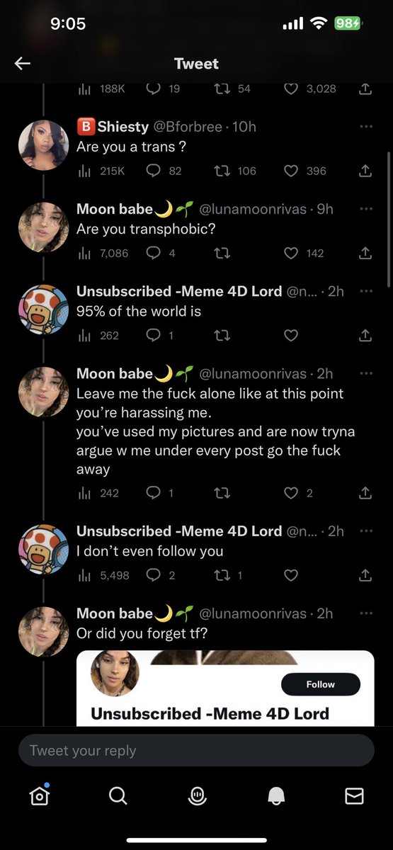 Unsubscribed tweet media