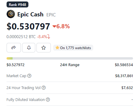 <a href="/cryptojack/">CryptoJack</a> $EPIC Low MCAP 💎

Join the #EpicArmy 🥂
Community t.me/EpicCash

@Jam__EPIC <a href="/EpicCashTech/">EpicCashOfficial</a> <a href="/EpicCashNiti/">Shackleford Finance SHACK 👈</a> <a href="/EpicCash_KILLS/">Bitcoin and others 😎</a> @inlovewithepic <a href="/ViteXExchange/">ViteX DEX🏃🏻‍♂️</a> 

 #EpicEverywhere #EpicArmy #EPIC🇵🇭