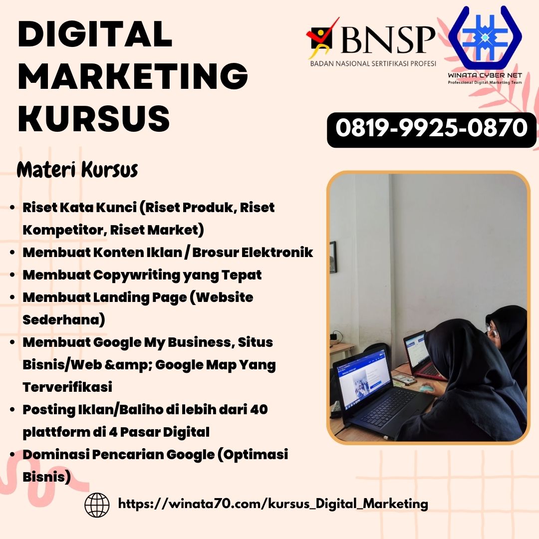 JasaNet's tweet photo. Klik https://t.co/KMbbQLuSBm, Pelatihan Pemasaran Online, Pelatihan Pemasaran Online Atau Offline
Langsung Pembimbing
0812-8805-6807

Kunjungi :
https://t.co/tDg6VU9G2c
https://t.co/UJva31FIZW
https://t.co/I3pILXbHxW
#pemasarananonline #pelatihananonline #fypage #ceritaserem https://t.co/ONCAoibbIY