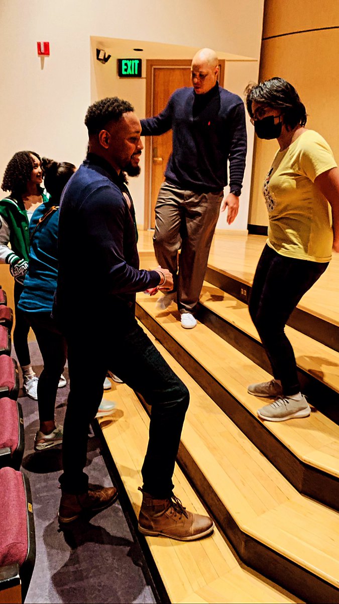 1st speaking engagement of the year. Honoring Dr. King and Black History Month: Black Resistance 🙌🏾

Prepping for a rowdy bunch of 1000+ and hands down…the BEST part of what we <a href="/CultivateCoders/">Cultivating Coders</a> do.…engaging with young people.