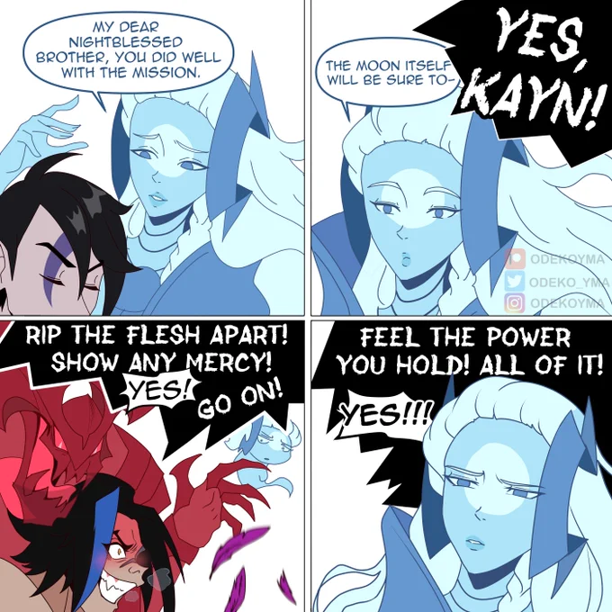 Alune suddenly got involved into something she wasn't ready for.

#Aphelios #Kayn #LeagueOfLegends #ArtofLegends #LeagueOfLegendsFanArt 