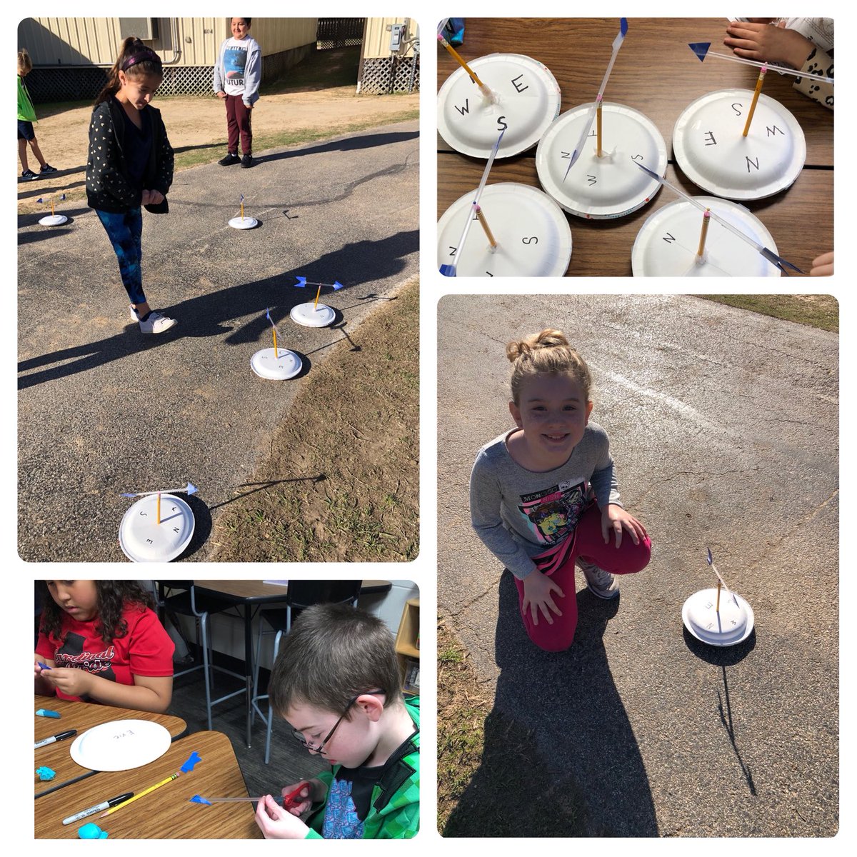Making wind vanes and testing them out on this beautiful day! Thankful for the gust of wind that blew through! ⁦<a href="/HumbleISD_FCE/">Fall Creek Elem</a>⁩ ⁦<a href="/HumbleISD/">Humble ISD</a>⁩ ⁦<a href="/Humble_Science/">Humble ISD Elementary Science</a>⁩
