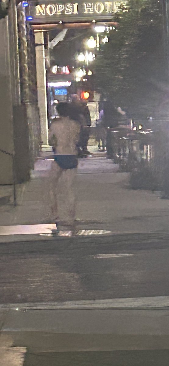 Just a guy walking home on a Thursday night outside the #FrenchQuarter