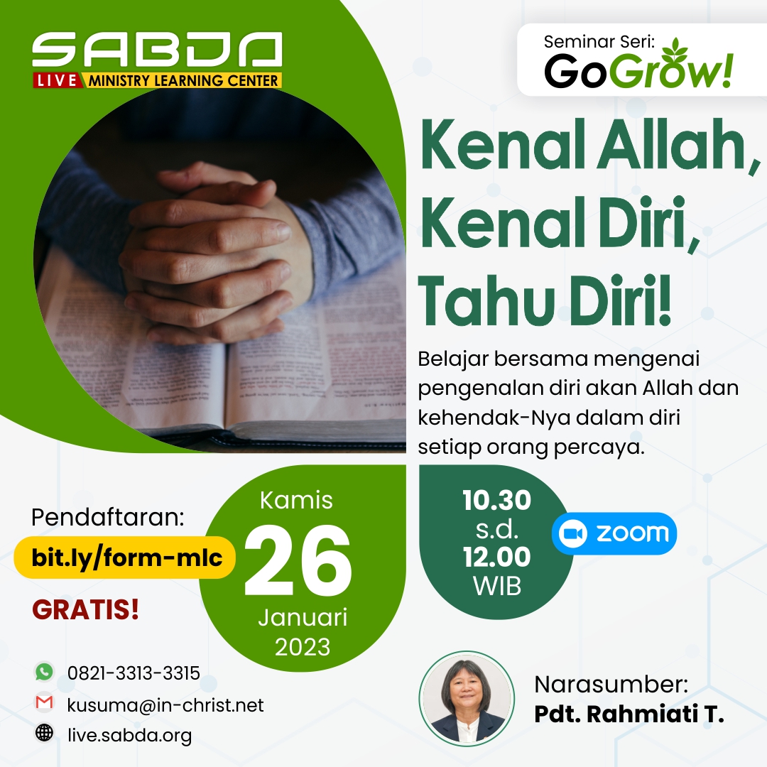 sabda_ylsa's tweet photo. Yuk, ikutan! Gratis loh! Segera daftarkan dirimu di https://t.co/2rsvCSnZZp. Untuk informasi lengkapnya WA Admin di 0821-3313-3315.
#SABDAEvent
#gogrow
#mengetahuikehendakallah
#rahmiati
#mengenalallah
#mengenaldiri
#alkitab https://t.co/OBJWN64AjE