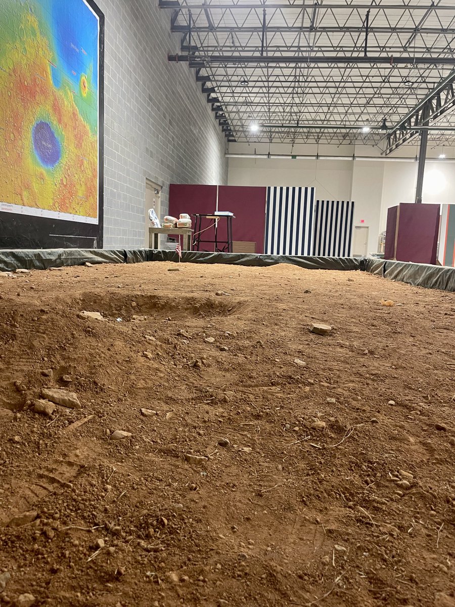 DrDebraLester's tweet photo. Our Mars terrain simulator is better than yours 👩🏻🚀☄️🌏💫🪐🌙🛸🚀🛰️@isschools WIMS CTE students are gearing up to colonize Mars in T-minus 12 days. #CTE #STEM #CTE4NC #PauseForAMomentOfScience https://t.co/WFeU29U7KF