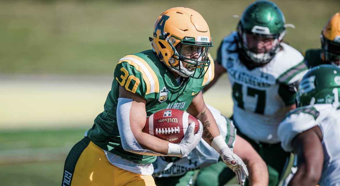 dapomikejr's tweet photo. #AGTG After a great conversation with @UACoachMorris, I’m excited and blessed to announce I have received my third offer to attend and play for the University of Alberta @UABearsFootball #BOMB https://t.co/wgbqYpWMGQ