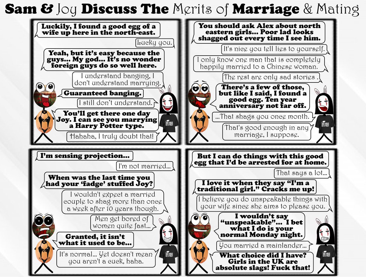 Sam &amp; Joy have an interesting conversation about marriage, matting and the difference between Chinese &amp; UK girls.