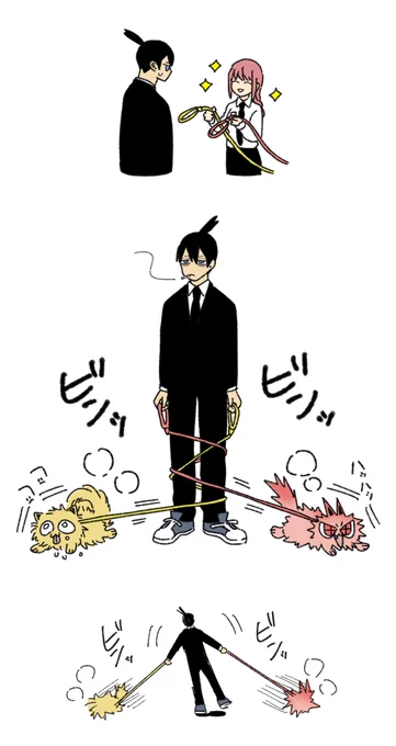 早川家〜〜〜!!!🐶(概念まんが) 