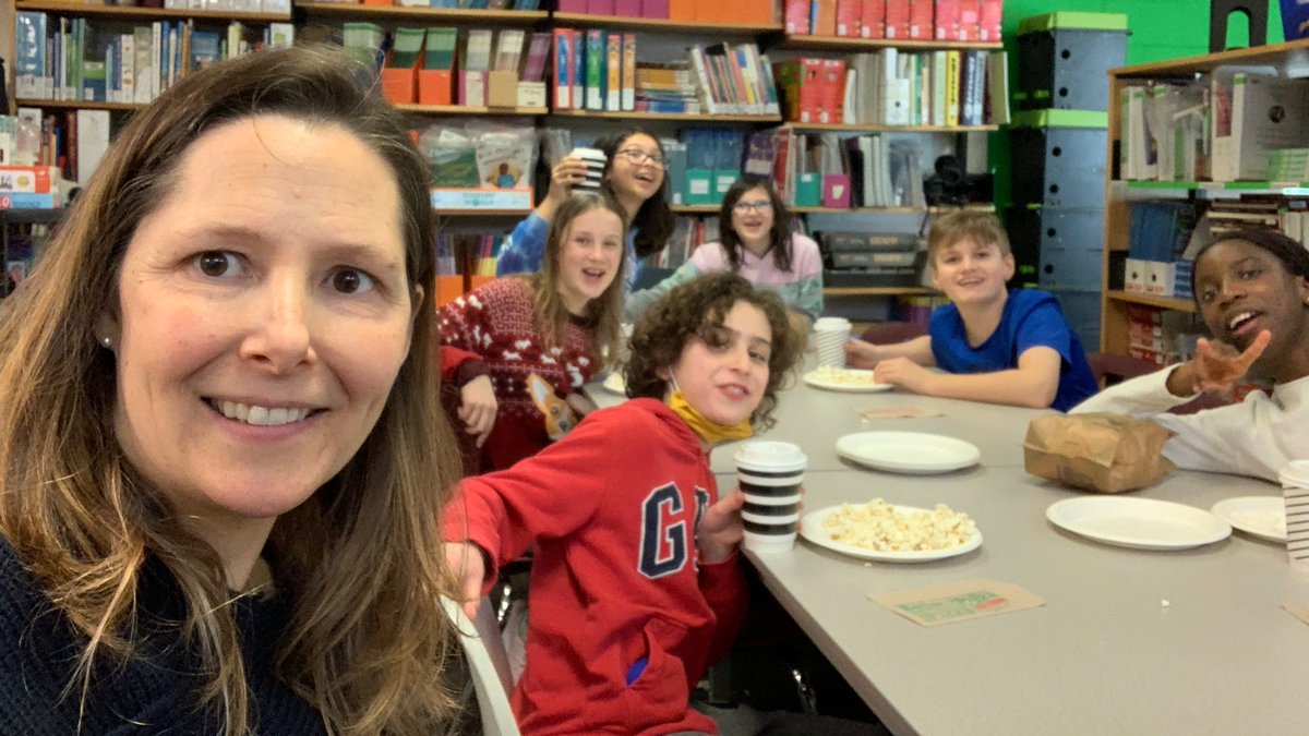 Today we celebrated these awesome students for having helped out during our <a href="/StKateriOCSB/">St. Kateri Tekakwitha School</a> book fair.  They were so surprised to have a “party” with popcorn, hot chocolate and LOTS of marshmallows. They even got to sit in the teacher’s area of the LC. So exciting! #BeSKT