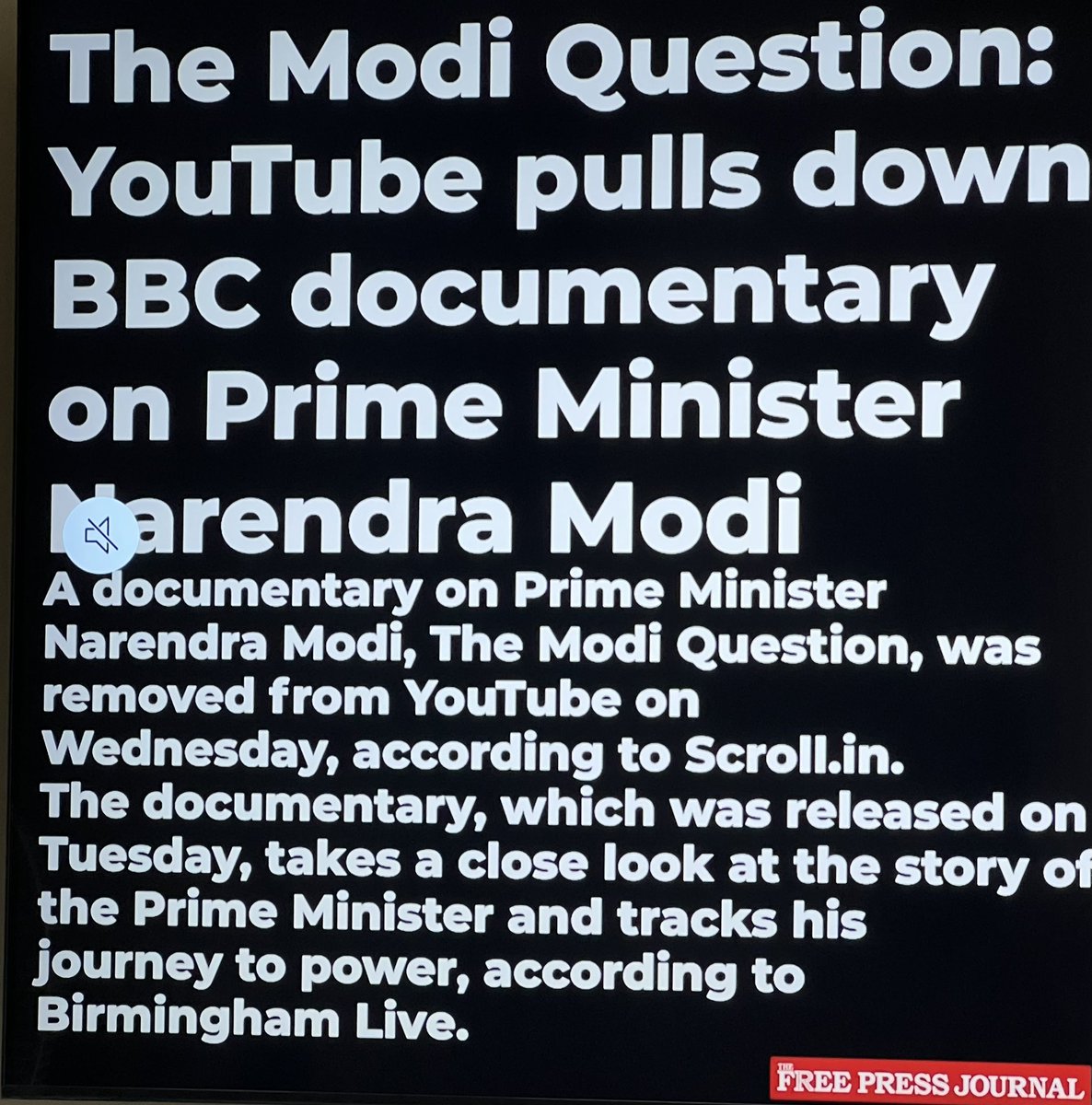 GuptaPragnya's tweet image. Why is the documentary on Narendra Modi by BBC - ‘The Modi Question’ pulled down from YouTube?

What’s Narendra Modi &amp;amp; BJP afraid of?

Corpses falling out of MODI’s closet ?

Karma can be late but it will serve you exactly what you deserve.

#ModiDocumentaryRow 
#ModiQuestion