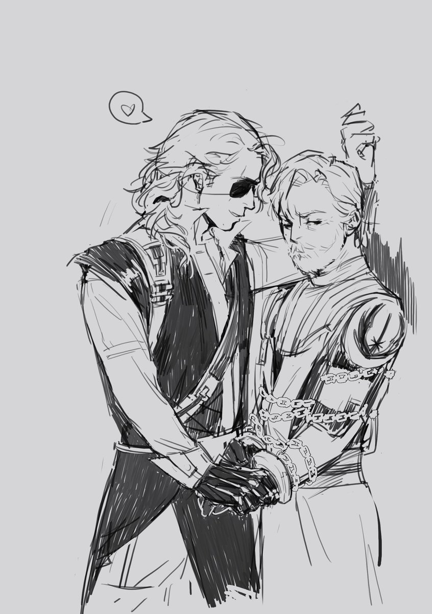 Elliot90631250's tweet photo. pirate anakin/jedi obiwan https://t.co/kv1CtAboYs
