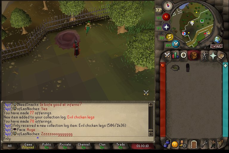 finley_rs's tweet image. Evil Chicken Legs 👀👀 #osrs #collectionlog