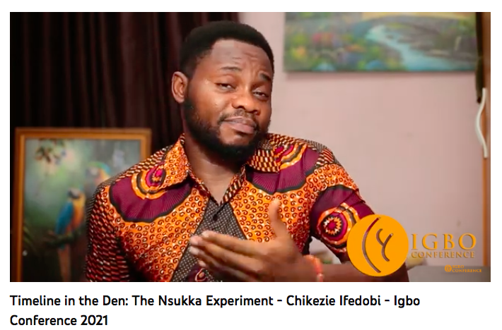 iSERVE2050's tweet photo. Timeline in the Den: The Nsukka Experiment - Chikezie Ifedobi - Igbo Conference 2021.

In the 1930s, a man had a dream to emancipate his people through an afro-centric, home-grown, utilitarian, to solve African problems

#FirstIndigenousUni #PanAfricanism

https://t.co/msOv2q1zZz https://t.co/iptqPLuAIR