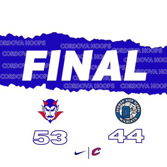 CordovaHoops's tweet image. Final from The Walker County Tournament. #Dominatetheday.