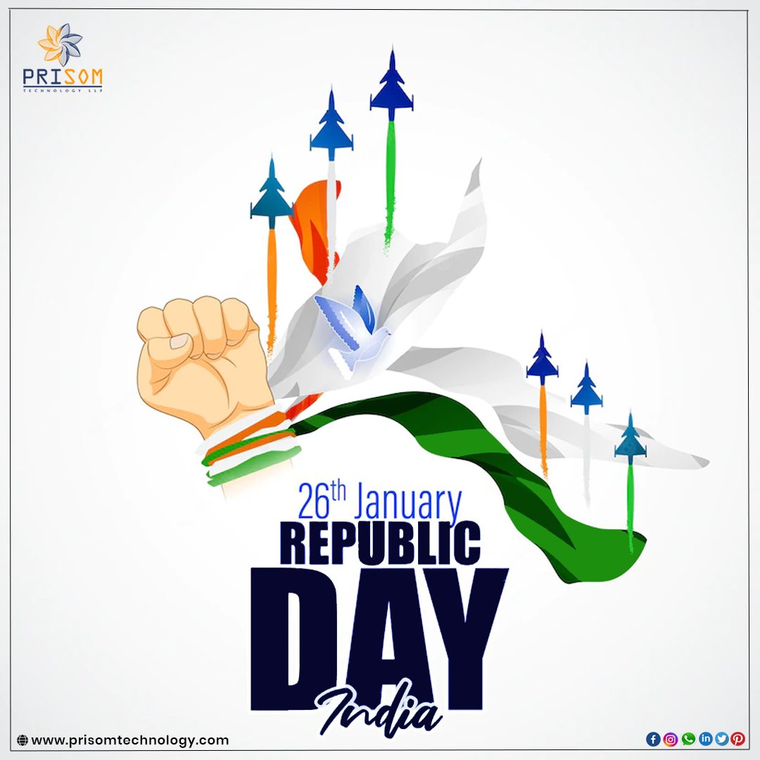 On this day, let’s promise that we will enrich and preserve our heritage, our ethos, and our treasure. Happy Republic Day!
#republicday #republicdayindia #happyrepublicday #indian #january #indianarmy #republicdayparade #prisom #prisomtechnologyllp #ahemdabad #india