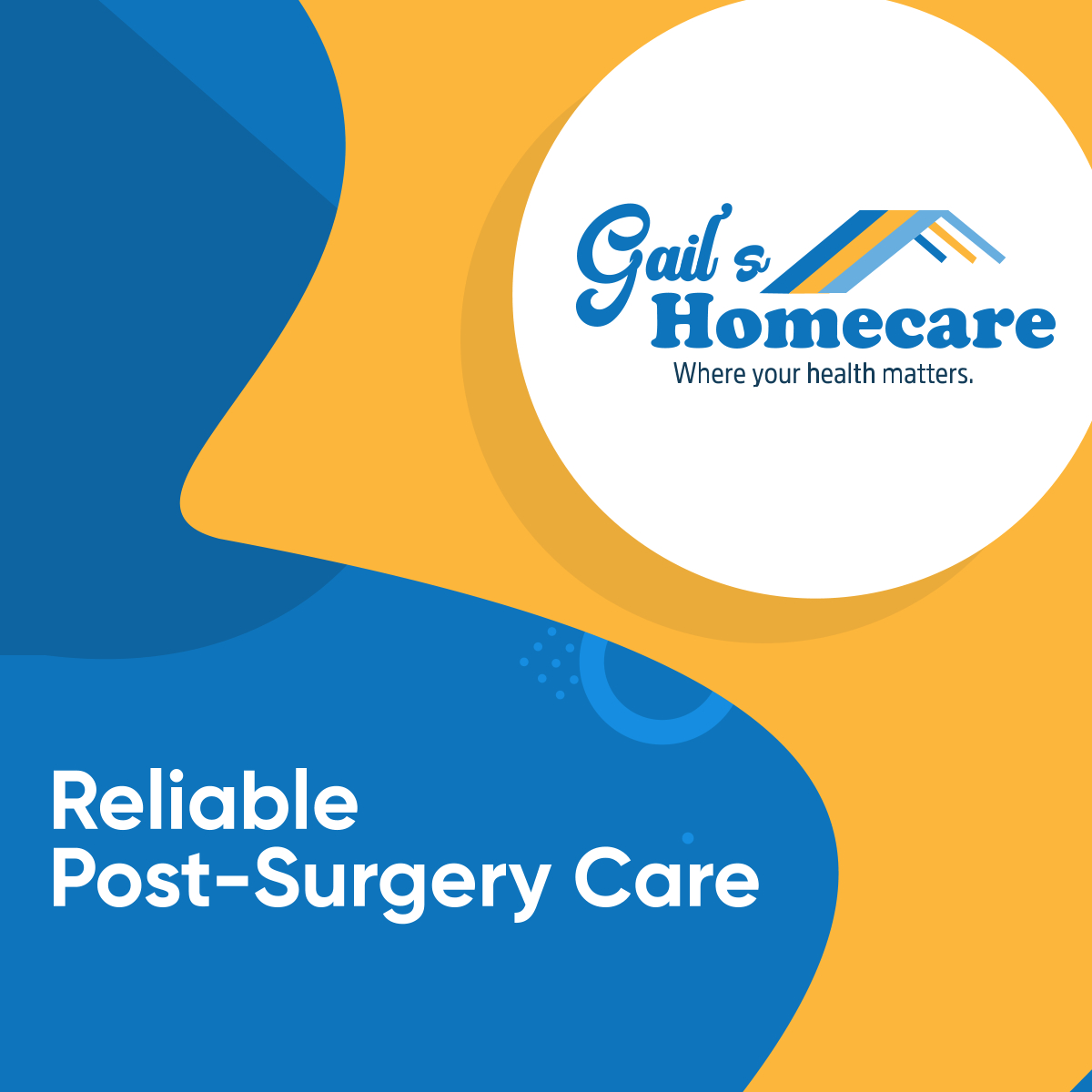 GailsHomecare's tweet photo. Taking care of a loved one at home post-surgery can be difficult. Luckily, at Gail's Homecare, we’re here to lend you a helping hand. Be it dental surgery, plastic surgery, or any major or minor surgery, we see to it that they’re in good hands.

#HomeCare #PostSurgeryCare https://t.co/pzycy6zEYs