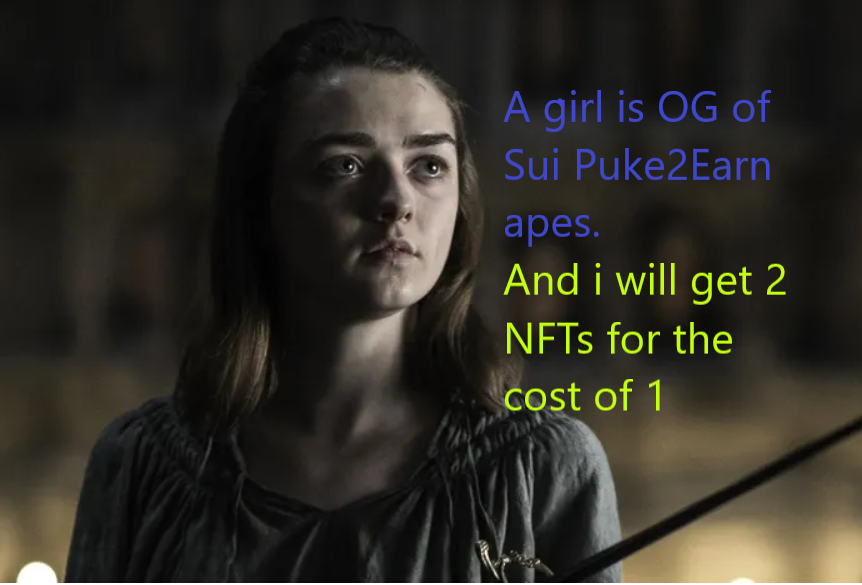 When you get the OG role in sui puke2earn apes 
#Puke2Earn