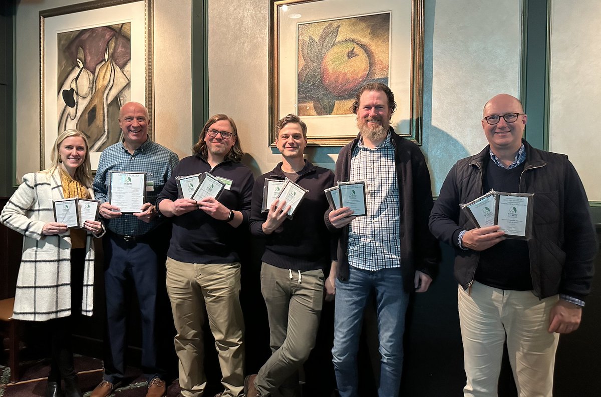 Big night at <a href="/officialNAMA/">NAMA</a> awards: 19 awards for 10 different clients! <a href="/AMVACcorp/">AMVAC</a> <a href="/Biovante/">Biovante</a>  <a href="/CapitalFarmCred/">Capital Farm Credit</a> <a href="/farmcreditIL/">Farm Credit Illinois</a> <a href="/farmcreditmid/">Farm Credit Mid-Am</a>  <a href="/farmcredit/">Farm Credit System</a> <a href="/Manulife/">Manulife</a> <a href="/CornTennessee/">Tennessee Corn</a> <a href="/TheCottonBoard/">The Cotton Board</a> @archermalmo