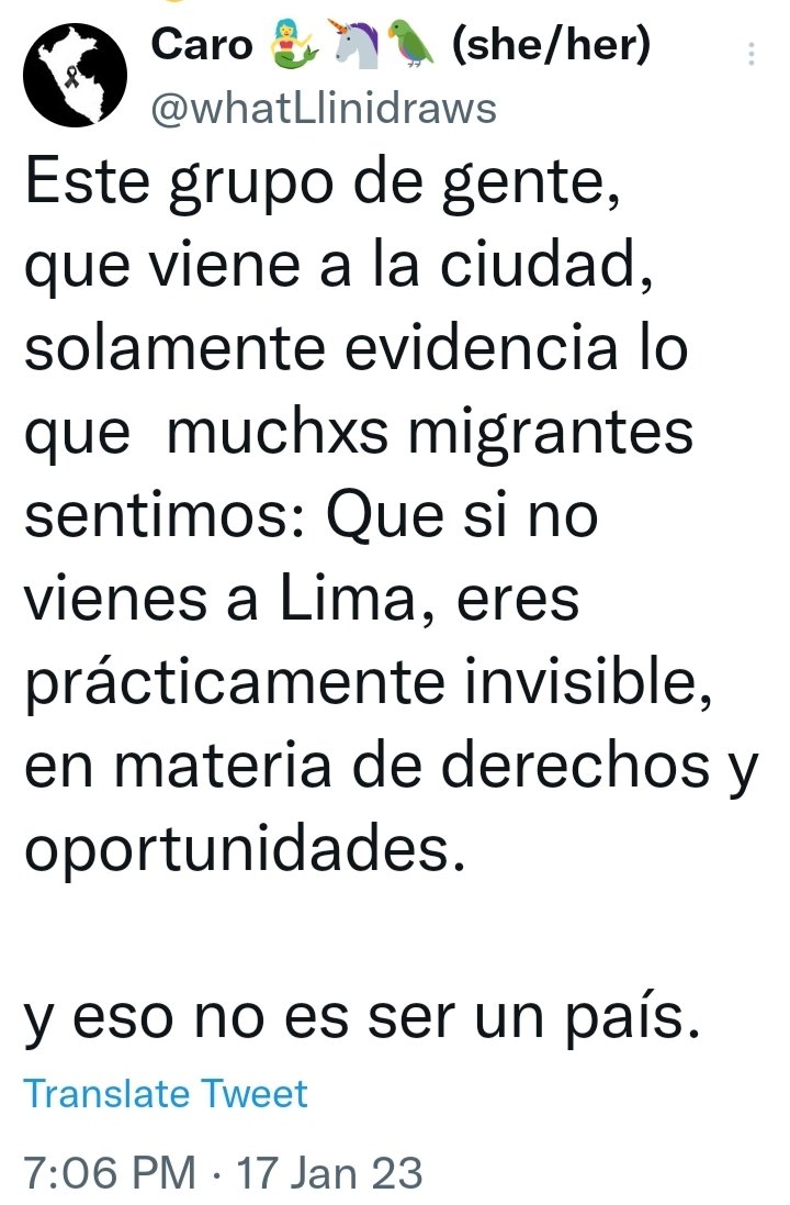 piahildebrandt's tweet image. Si estás de acuerdo con: &quot;Ay, Dina, no renuncies, no le des el gusto a la indiada&quot;. &quot;Protejamos Miraflores de esos terrucos&quot;. &quot;Debemos cuidar Lima de esas hordas sureñas&quot;, entonces serás absolutamente incapaz de entender (entender de verdad) lo que dicen estos tuits. #Perú