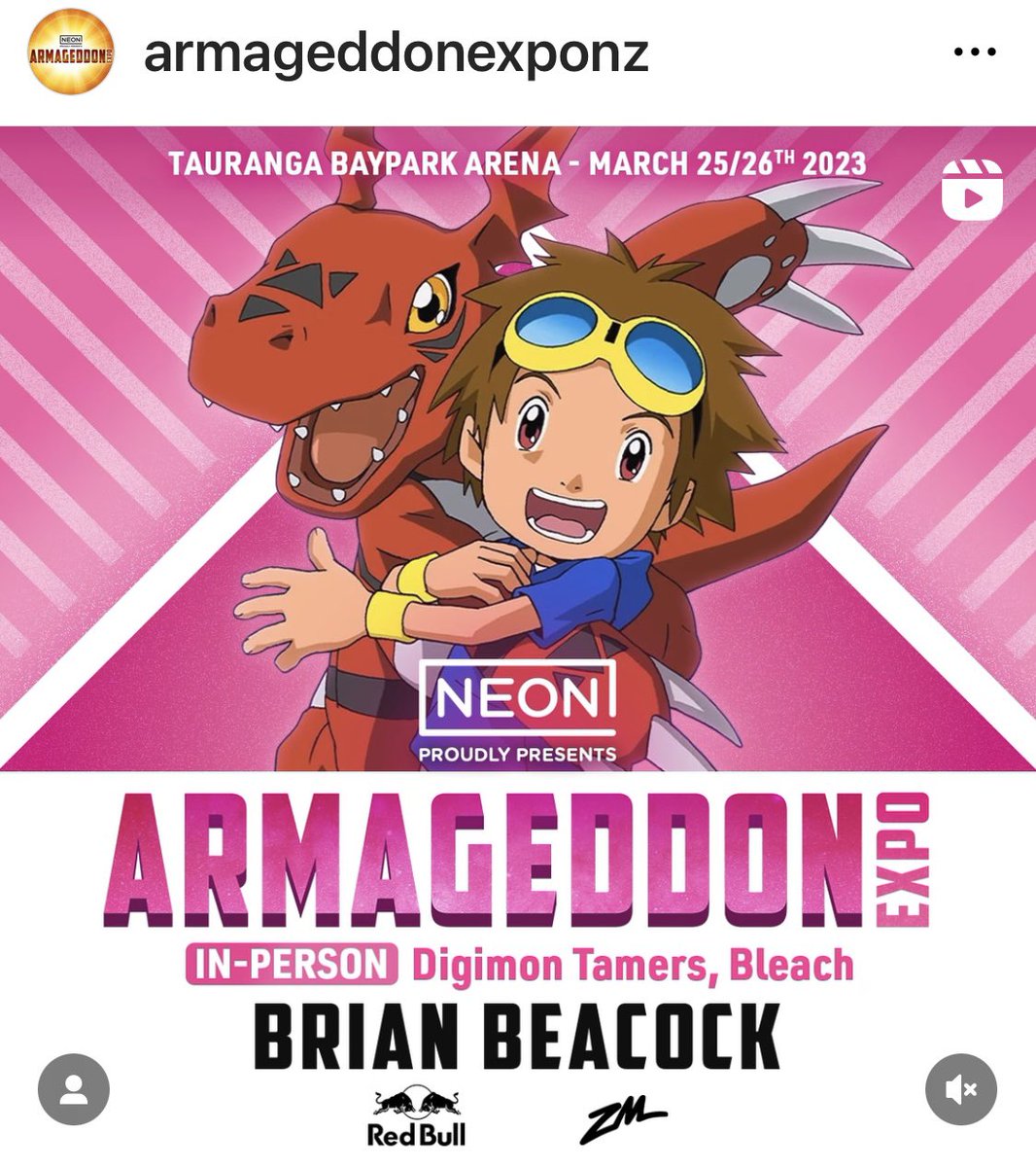 BrianBeacock's tweet photo. So excited to be heading to New Zealand for Armageddon Expo in Taraunga! March 25 &amp; 26, 2023! Come say hi! #newzealand #voiceactor #armageddonexpo #monokuma #akutagawa https://t.co/FKJkAuuHN5