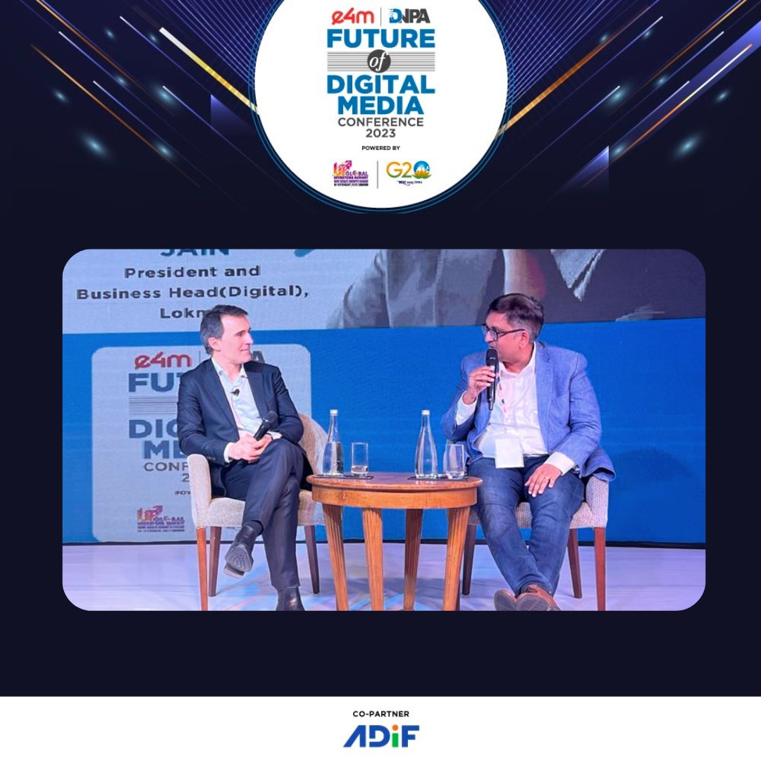 EUs New Copyright Directive 2021 : Catch <a href="/PPetillault/">Pierre Petillault</a> - Managing Director, APIG in conversation with <a href="/MaverickHJ/">hemant jain</a> - President and Business Head(Digital), <a href="/lokmat/">Lokmat</a>, only at #e4mDNPADigitalMedia

Learn more: bit.ly/3XF2qG9

#e4m #DNPA #digitalmedia #digitalindia #digital