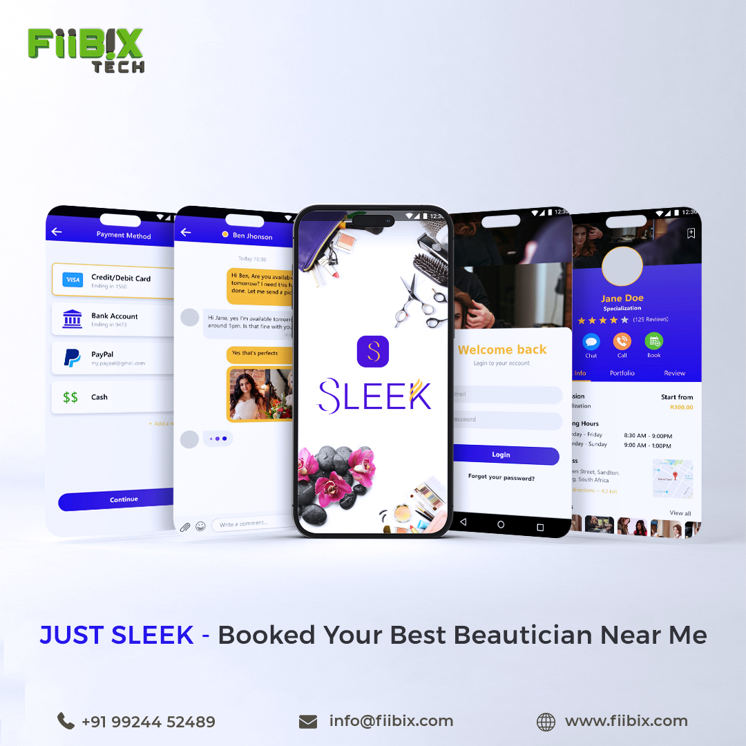 fiibixtech's tweet image. JUST SLEEK - Booked Your Best Beautician Near Me

 fiibix.com

#FiibixTech #Fiibix #MarketingConsulting #ITSolution #mobileapps #appsdevelopment #apps #mobiledevelopment #india #sleek #beautyservicesapp #salonapp #beautyapp #groomingapp #beautyappsolution