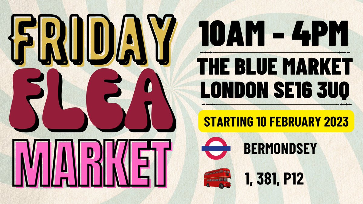 The Blue Market, Bermondsey, London SE16 3UQ tweet media