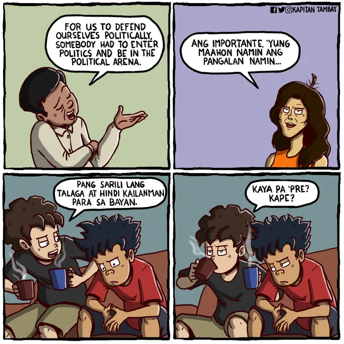 Kaya pa panindigan?

Book 1 here:
https://t.co/A7m97X0vKF 