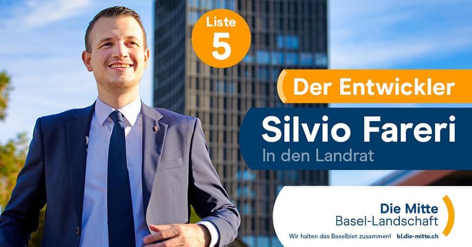 Die Junge Mitte Basel-Landschaft (@diejungemittebl) on Twitter photo Silvio Fareri <a href="/SF_89/">Silvio A. Fareri</a>, Mitglied unserer Jungpartei und Präsident <a href="/DieMitte_BL/">Die Mitte Basel-Landschaft</a>, kandidiert für den Wahlkreis Pratteln auf der #Liste5. Silvio führt mit viel Weitsicht und versucht immer eine kompromissfähige Lösung zu finden. Für moderne Lösungen <a href="/SF_89/">Silvio A. Fareri</a> in den Landrat wählen!🗳️🧡 Silvio Fareri <a href="/SF_89/">Silvio A. Fareri</a>, Mitglied unserer Jungpartei und Präsident <a href="/DieMitte_BL/">Die Mitte Basel-Landschaft</a>, kandidiert für den Wahlkreis Pratteln auf der #Liste5. Silvio führt mit viel Weitsicht und versucht immer eine kompromissfähige Lösung zu finden. Für moderne Lösungen <a href="/SF_89/">Silvio A. Fareri</a> in den Landrat wählen!🗳️🧡