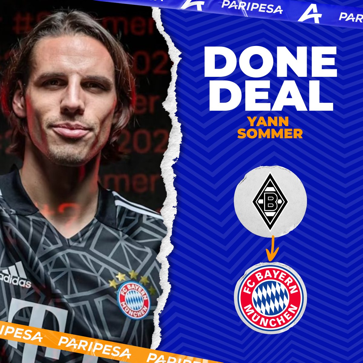 PariPesa Nigeria Freebets Sports betting on Twitter " ️Yann Sommer