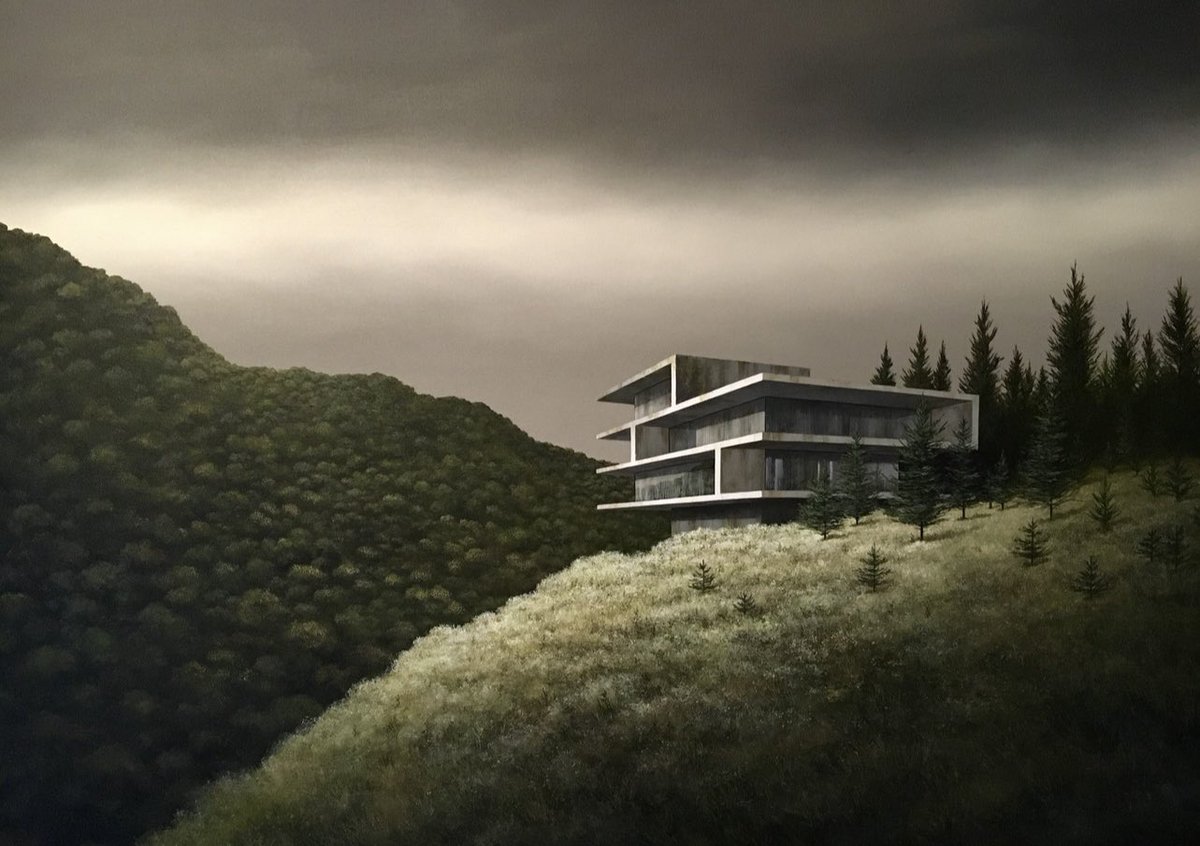 LeeMadgwick's tweet image. Sketch &amp;gt; Final

(An old painting from yesteryear.)