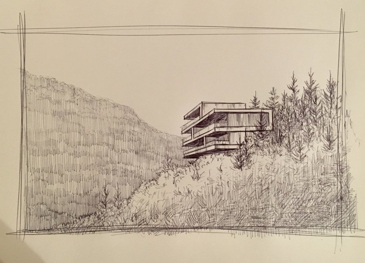 LeeMadgwick's tweet image. Sketch &amp;gt; Final

(An old painting from yesteryear.)