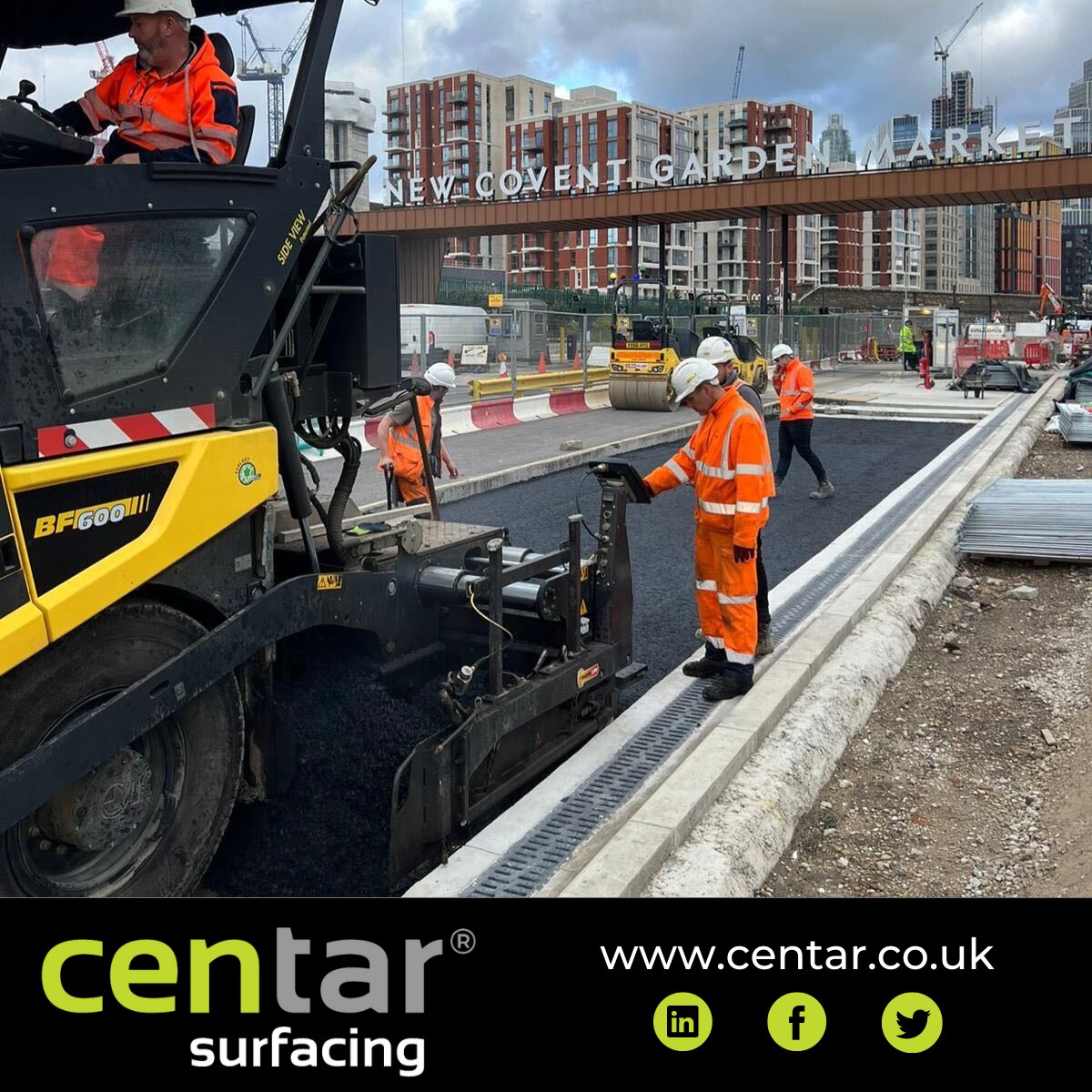 CentarSurfacing's tweet photo. 'Muirfield' and the team have been out and about, working just outside New Covent Garden, London. Give the team a wave if you see them! π
#CentarSurfacing #Asphalt #Surfacing #Construction #UKBased #SurfacingCompany #Resin #Paving #Pavers #UKConstruction https://t.co/F6lsJsBBPU