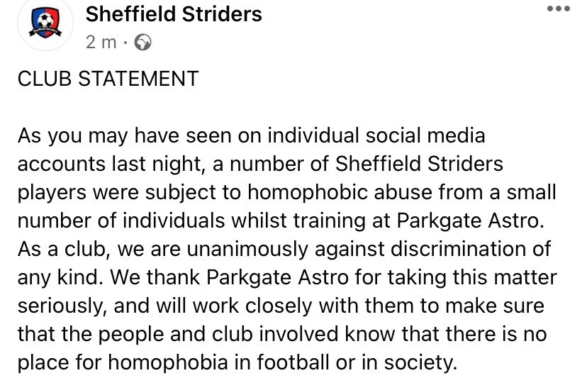 Sheffield Striders tweet media